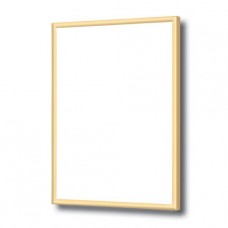 Cadre universelle en alluminium - couleur or antireflets - dimension 10,5 x 15 cm