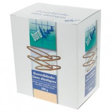 BüroLine® - Liens élastiques bruns - 100 x 1.3mm - boîte à 1350 pièces - 500 grammes