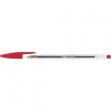 BIC® - Cristal NF - Stylos à bille - 1.0mm - écriture rouge - 1 paquet à 50 pièces
