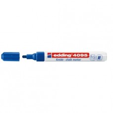 Edding® 4095 - Marqueurs à craie liquide - pointe ronde - bleu