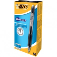 BIC® - Velocity Gel - Stylos rollers à encre gel - 0.7mm - écriture noir