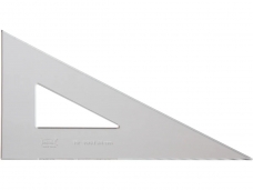 Akryla - Equerre en plastique transparent acrylique - 60 ° 26 cm - sans graduation