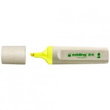 Edding® - Ecoline 24 - Surligneurs à pointe biseautée - jaune Neon