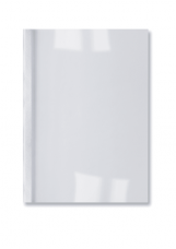 GBC - LeatherGrain - Couvertures pour reliure thermique - format A4 - capacité 30 feuilles - blanc