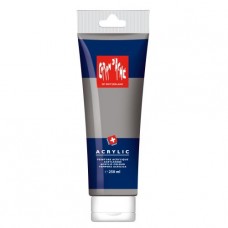 Caran d'Ache® - Peinture Acrylique pour l'école et les artistes - gris argent - flacon souple de 250ml