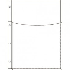 Biella® - Kangourou - Poches transparentes pour classeur - format A4 haut - documents volumineux 