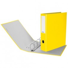 Biella® - Dinor-Quatro® - Classeurs A4 haut - 4 anneaux de 50mm ø - dos 7cm - jaune