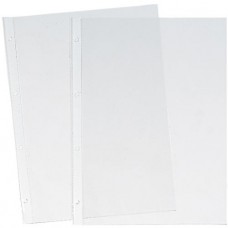 BüroLine® - Poches transparentes - format A4 haut - en PP lisse - 80 microns - 4 trous ronds - 10 pièces