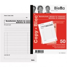 Biella® - Copy-bloc® - Bulletins de commande - foramt A6 - 50 x 2 - all./fr./it./angl.