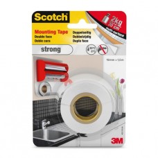 3m Rubans double face de fixation fort 19mm