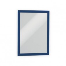 Durable® - Duraframe® - Cadre d'affichage magnétique et auto adhésif - format A4 - bleu 1 paquet à 2