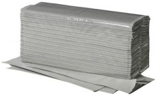 Fripa® - Essuie-mains en 100% vieux papier gris - pli-C - 1 couche - 250 x 330 mm - 20 x 156 feuilles