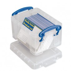 Userfulbox® - Boîte de rangement en plastique transparent - 0.3 litres