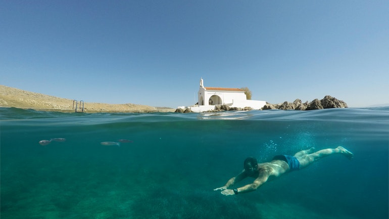 Chios: Full-Day Sailing Cruise with Snorkeling & Lunch