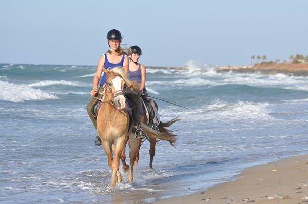 Horseback riding to the beach!