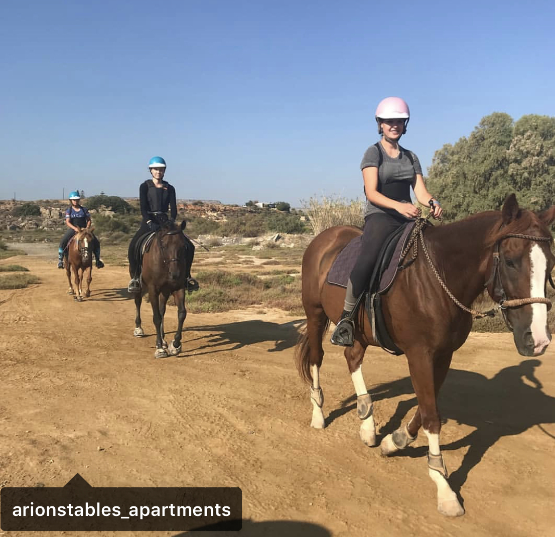 Horseback riding to the beach!