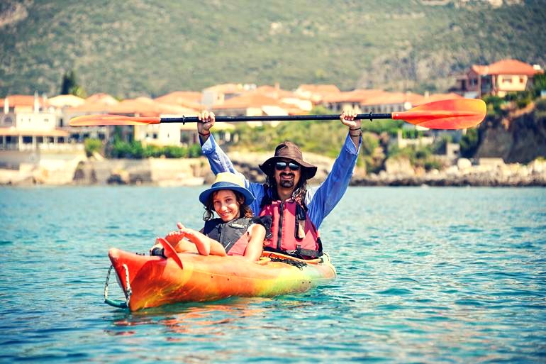 Kalamata Kayaking: 4-hour Sea Kayaking Tour from Kardamyli near Kalamata