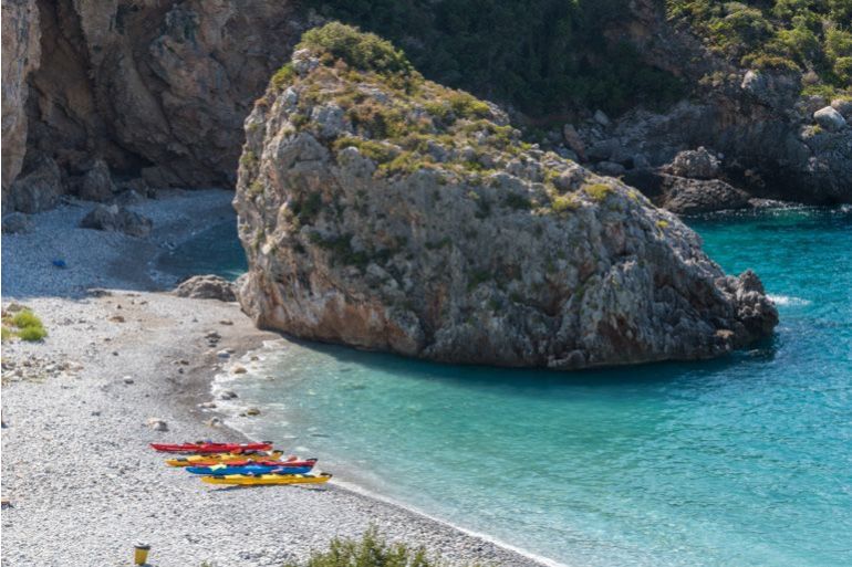 Kalamata Kayaking: 4-hour Sea Kayaking Tour from Kardamyli near Kalamata