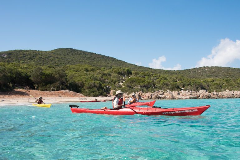 Methoni Kayak Tour: Half-day Κayak Tour from Methoni near Kalamata