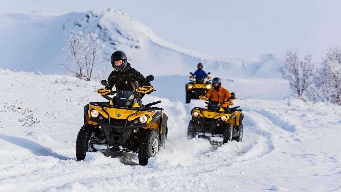 Lapland safari: 3-hour Quad Bike Ride in the Arctic from Rovaniemi 