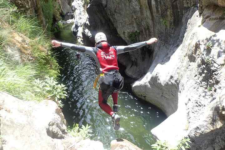 Guadalmira Canyoning: 3-hour Guadalmira Gorge Canyoning from Marbella 