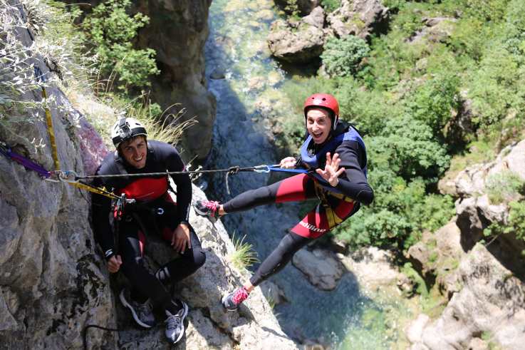 Cetina River Canyoning: Extreme Canyoning Experience from Split