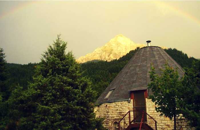 Theasis igloo Mountain Cottages in Tzoumerka Greece