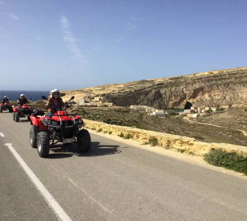 Gozo Quad Tour: 6-hour Gozo Quad Tour with Lunch & Private Boat Transfer