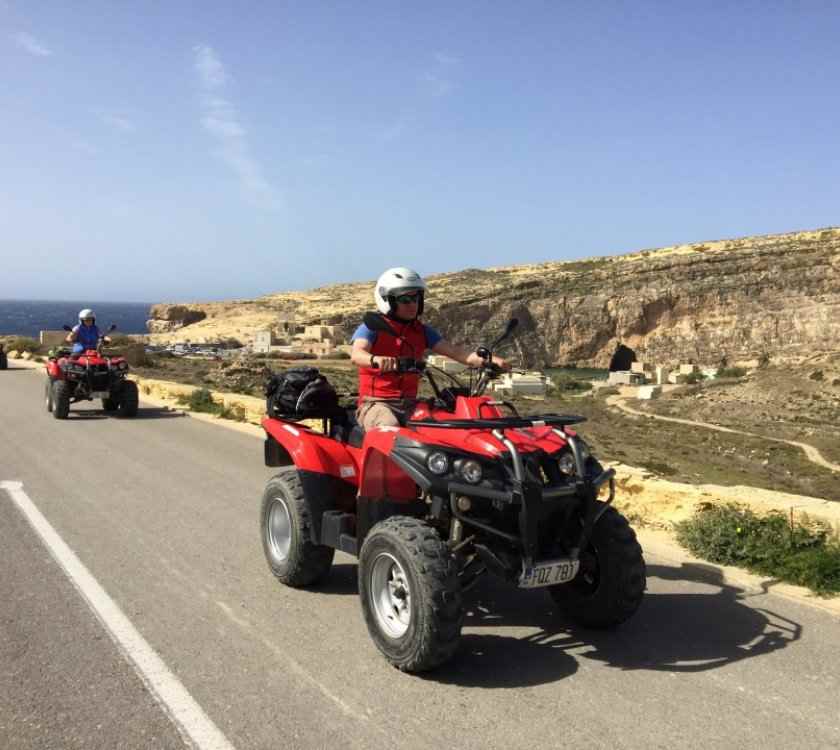 Gozo Quad Tour: 6-hour Gozo Quad Tour with Lunch & Private Boat Transfer