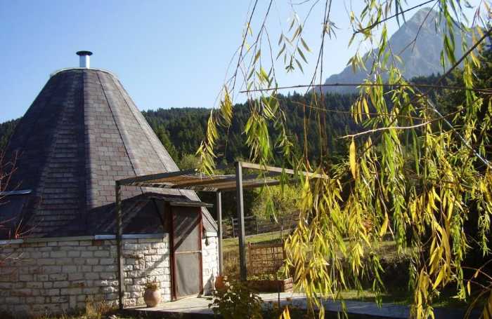 Theasis igloo Mountain Cottages in Tzoumerka Greece