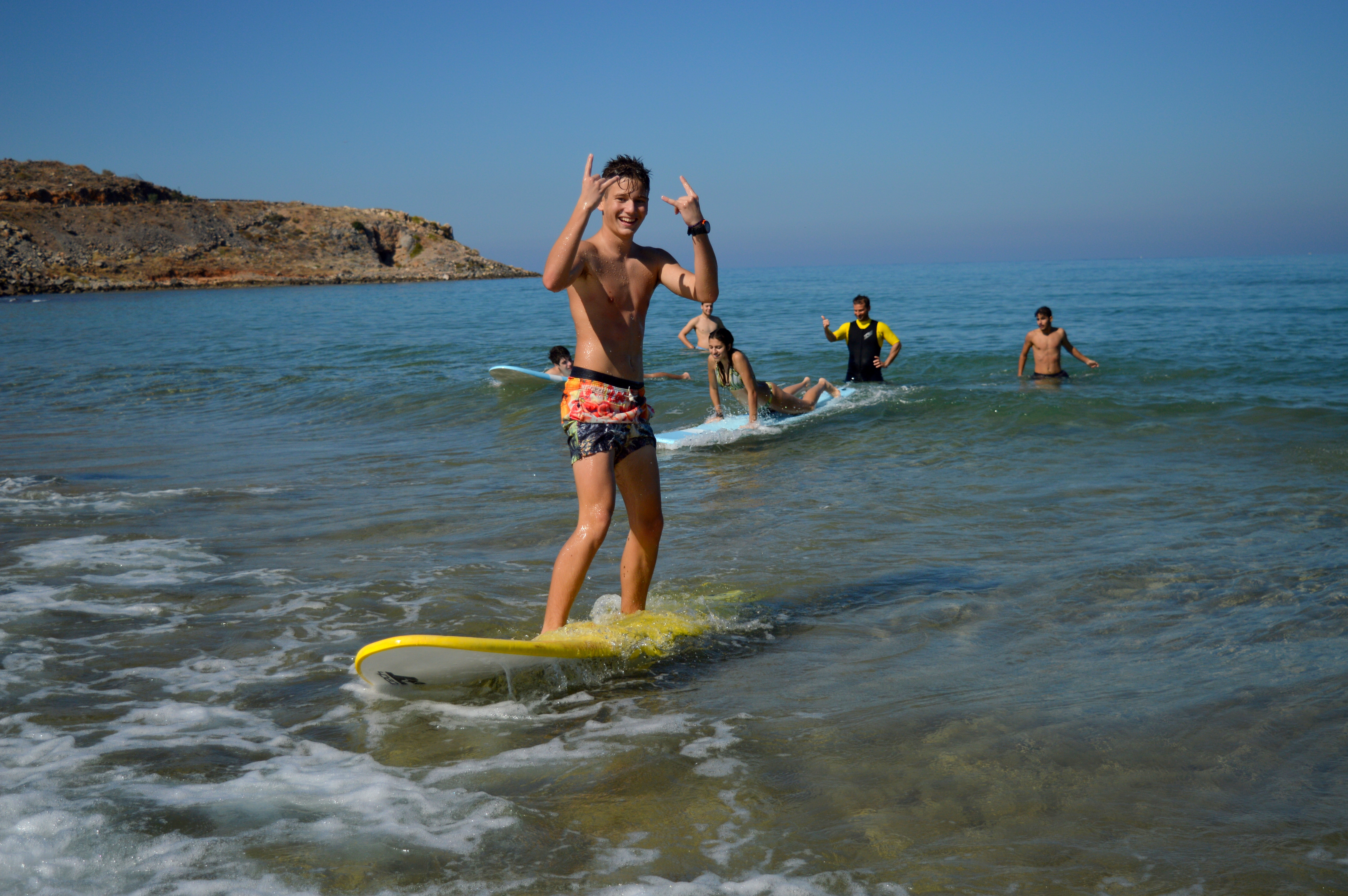 Have you ever imagine surfing in Crete ...