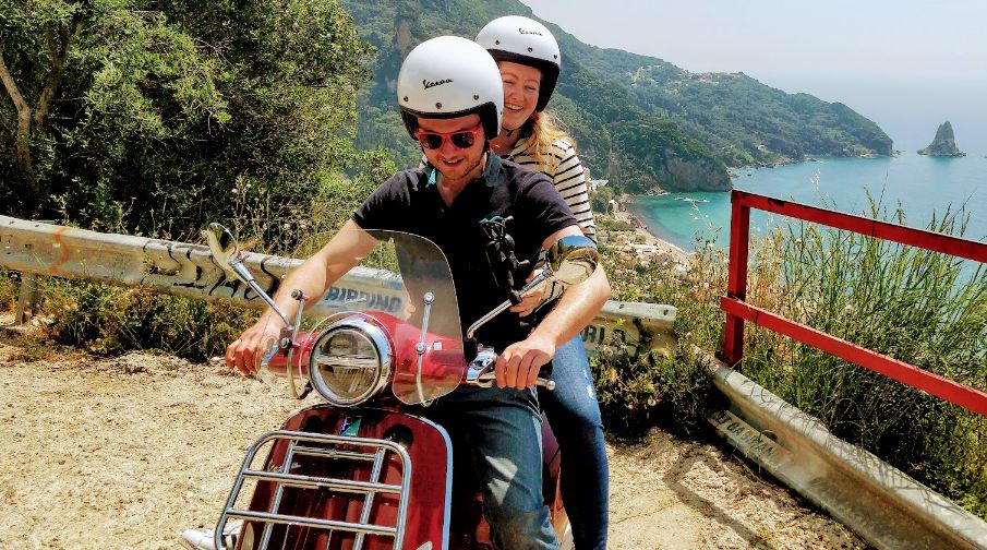 Corfu Vespa Tour: 6-hour Vespa Tour with Wine Tasting & Olive Oil Tasting in Corfu