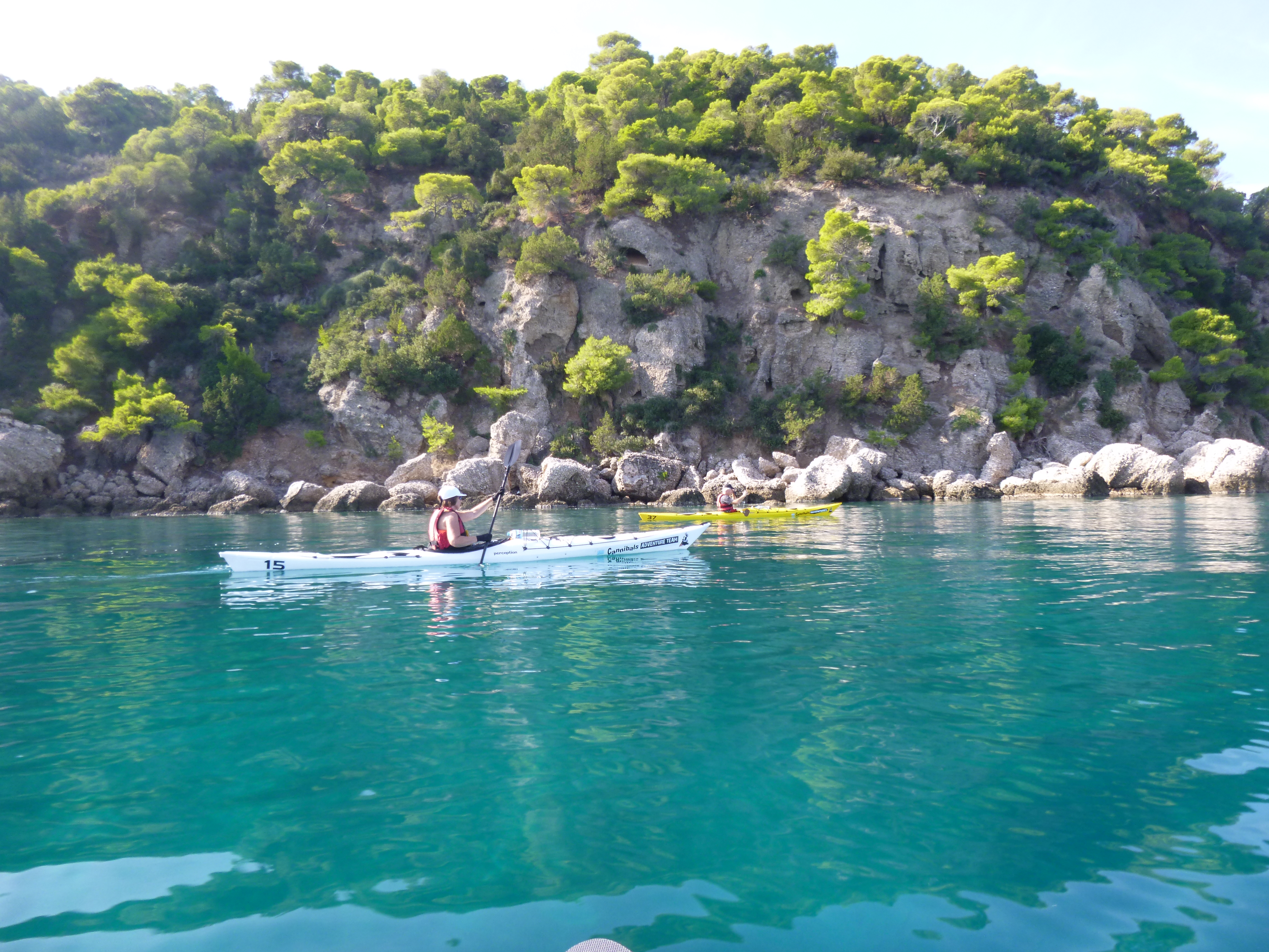 Six days sea kayak tour -The coast line of Argolida 