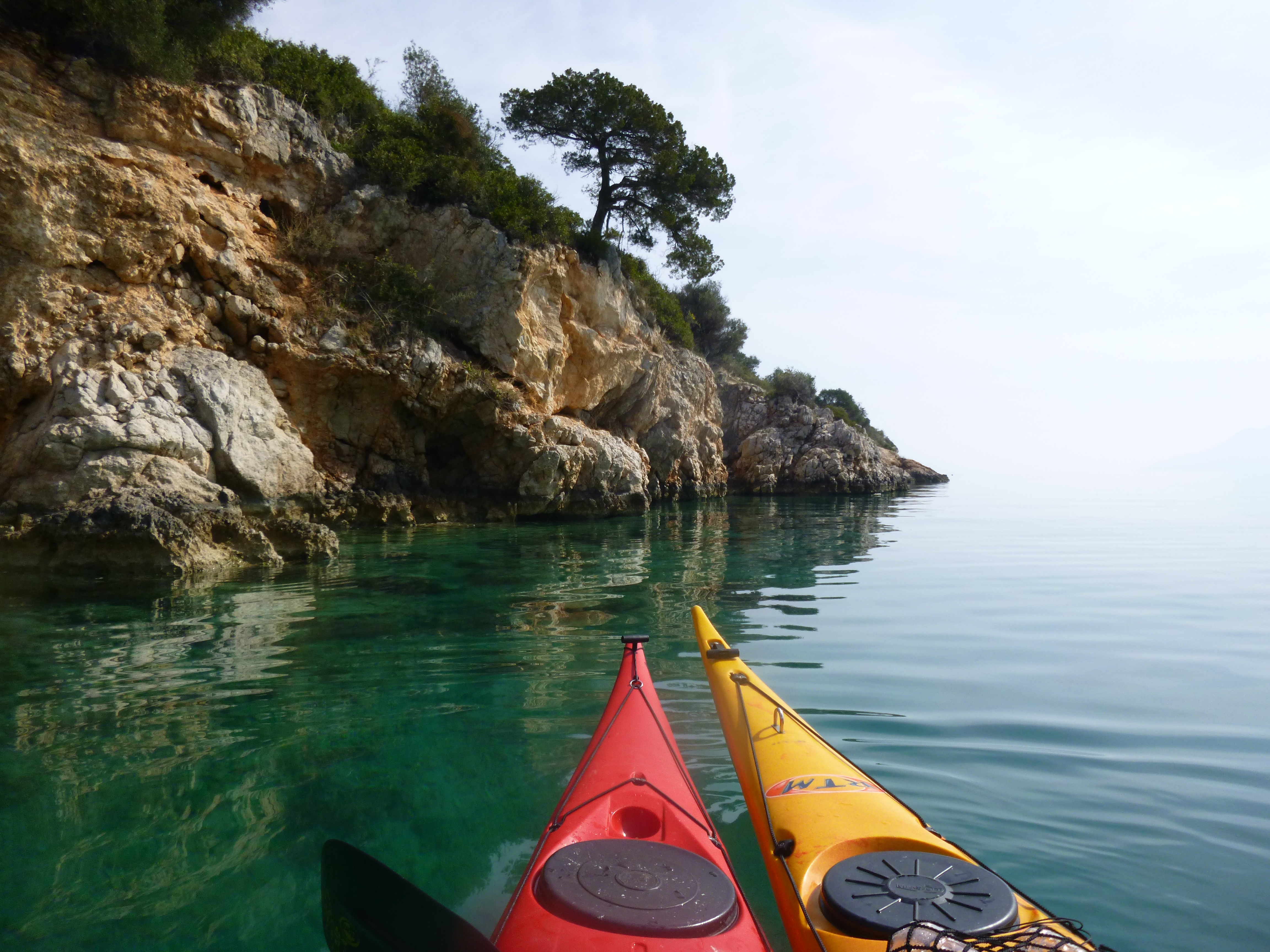 Six days sea kayak tour -The coast line of Argolida 