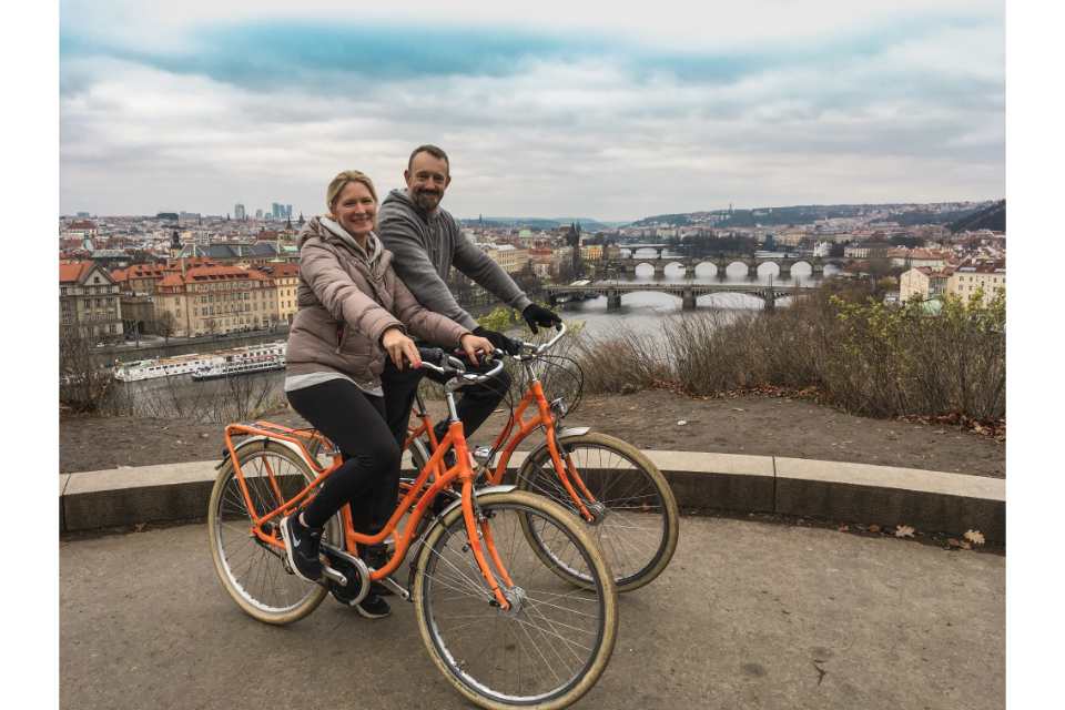 Prague Bike Tour: 1.5-Hour Private Prague Bike Tour (Free pick-up Service is included)