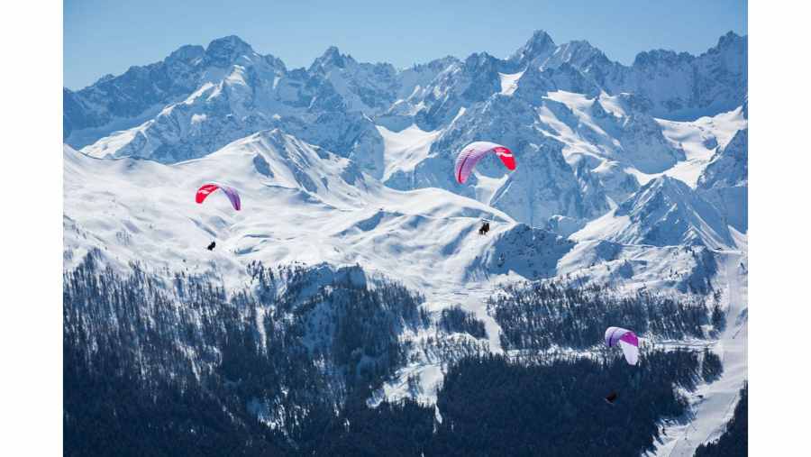 Parapente en tandem Verbier - Expérience de vol au-dessus des Alpes suisses