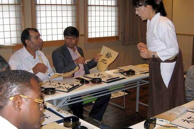 Japanese Sword Demonstration with Tea Ceremony, Japanese Calligraphy and Kimono Fitting Options