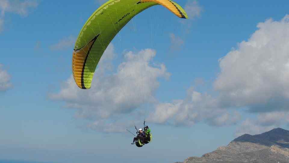 Crete Paragliding- Tandem Paragliding Flight in Chania