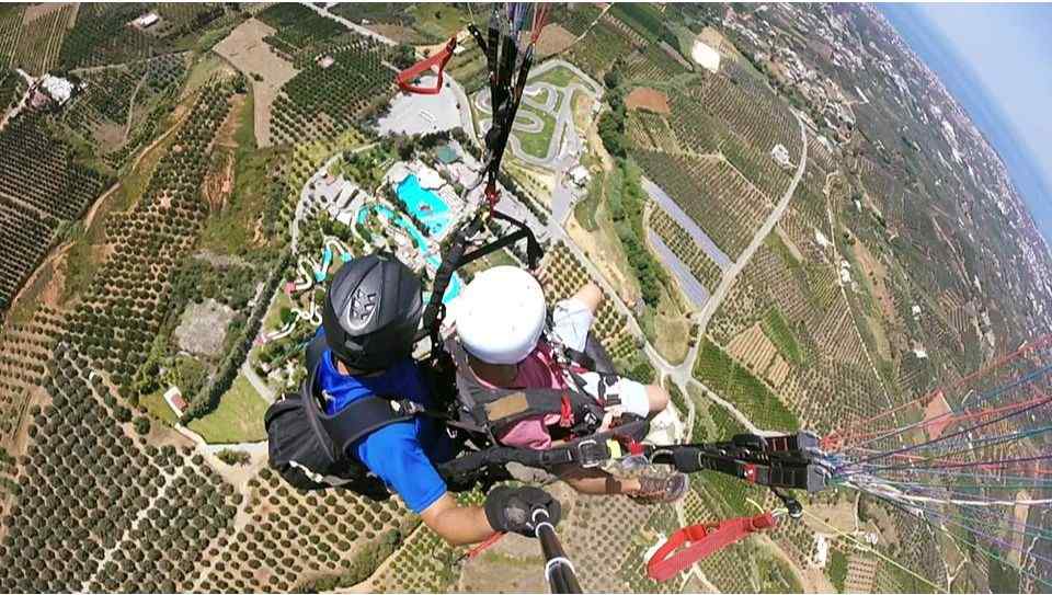 Crete Paragliding- Tandem Paragliding Flight in Chania