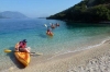 Lefkada Kayaking: 4-hour Blue Caves Kayaking Tour from Mikros Gialos