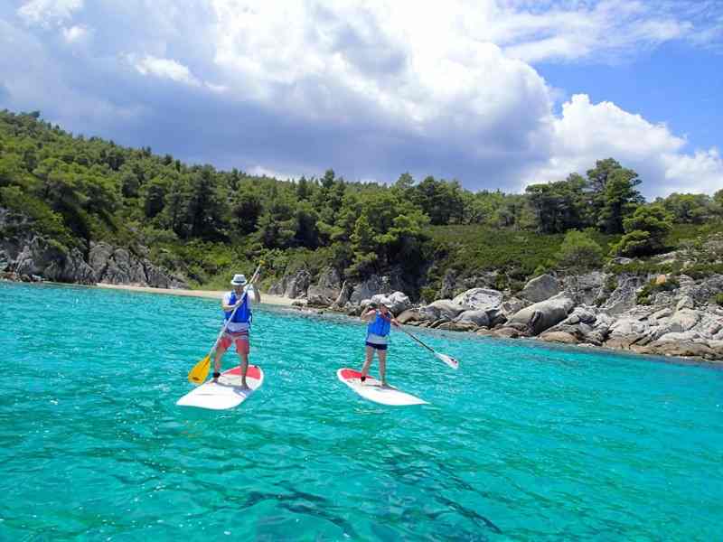 Halkidiki Activities: SUP Training Class in Armenistis Beach