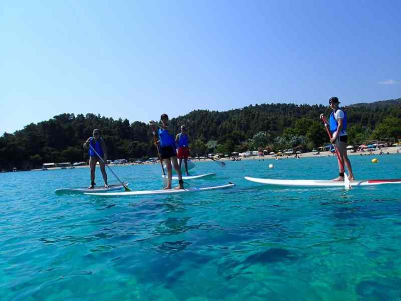 Halkidiki Activities: SUP Training Class in Armenistis Beach