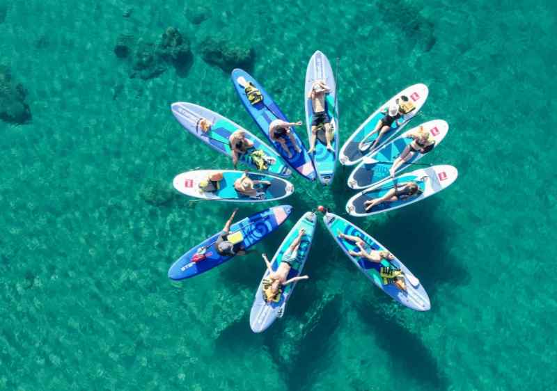 Rhodes Water Sports: 60-minute SUP Rental with Introduction for Beginners in Rhodes