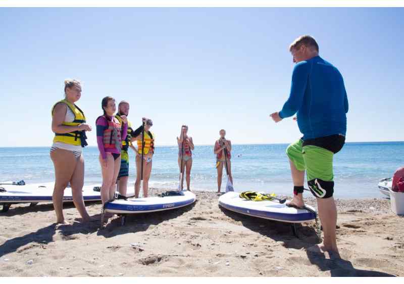 Rhodes Water Sports: 60-minute SUP Rental with Introduction for Beginners in Rhodes