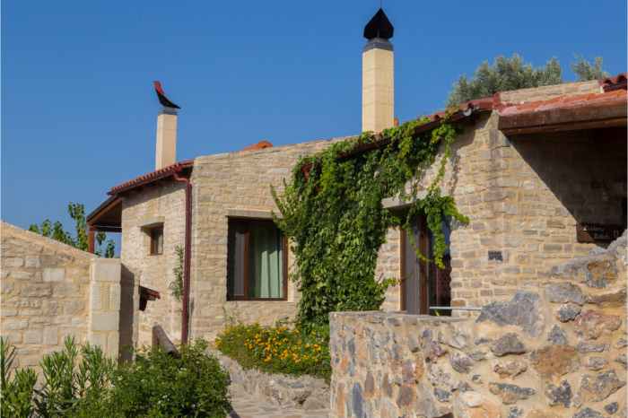 Crete Cottages: Eleonas Country Village Stone Cottage in Zaros Crete