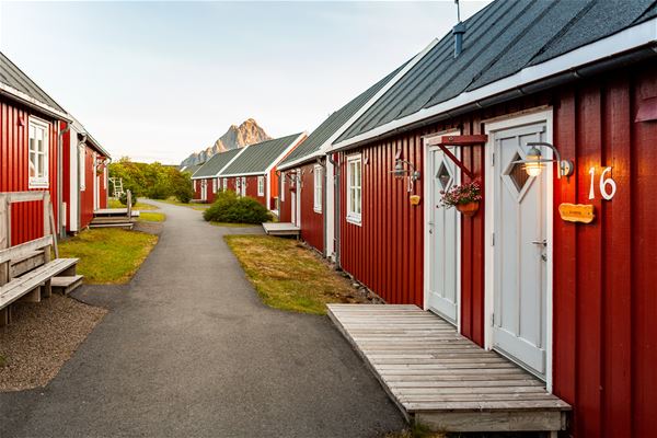 Nyvågar Rorbu Hotel Cabins with Sea View in Lofoten