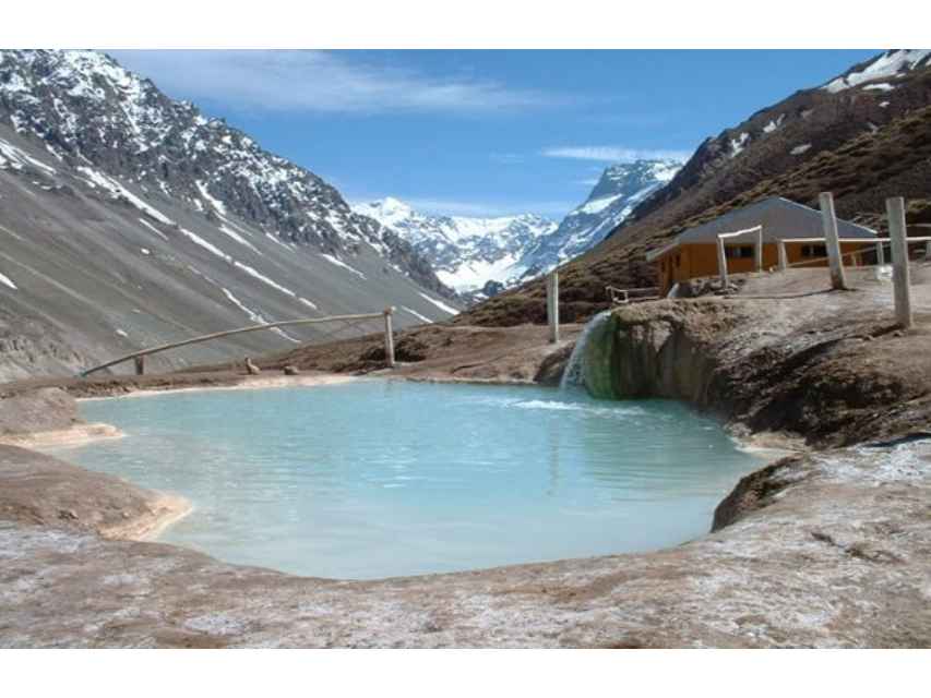 Full day Embalse el Yeso & Termas de Colina Day Trip with picnic