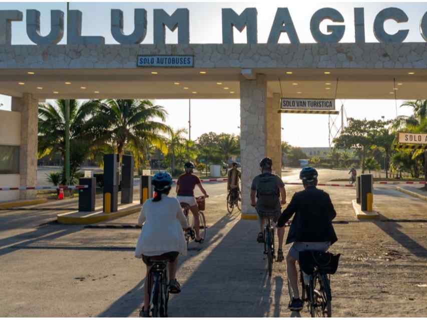 Tulum Bike Tour: Classic Tulum Bike Tour with Ruins & Optional Cetote Swim