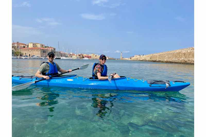 Crete Kayaking: 3-hour Sea Kayaking around the Venetian Port in Chania