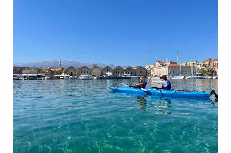 Crete Kayaking: 3-hour Sea Kayaking around the Venetian Port in Chania